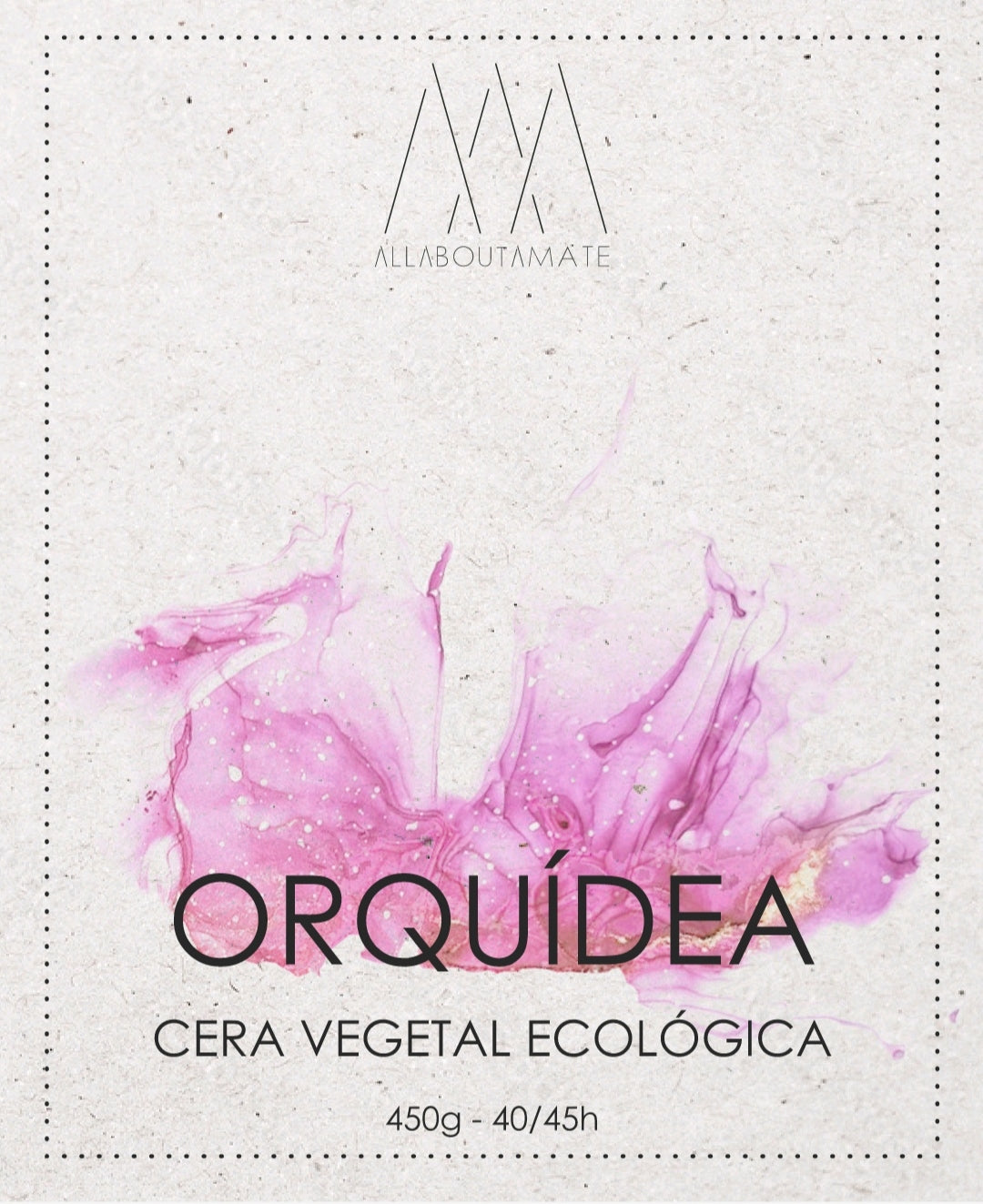 Vela de Tarro - Orquídea
