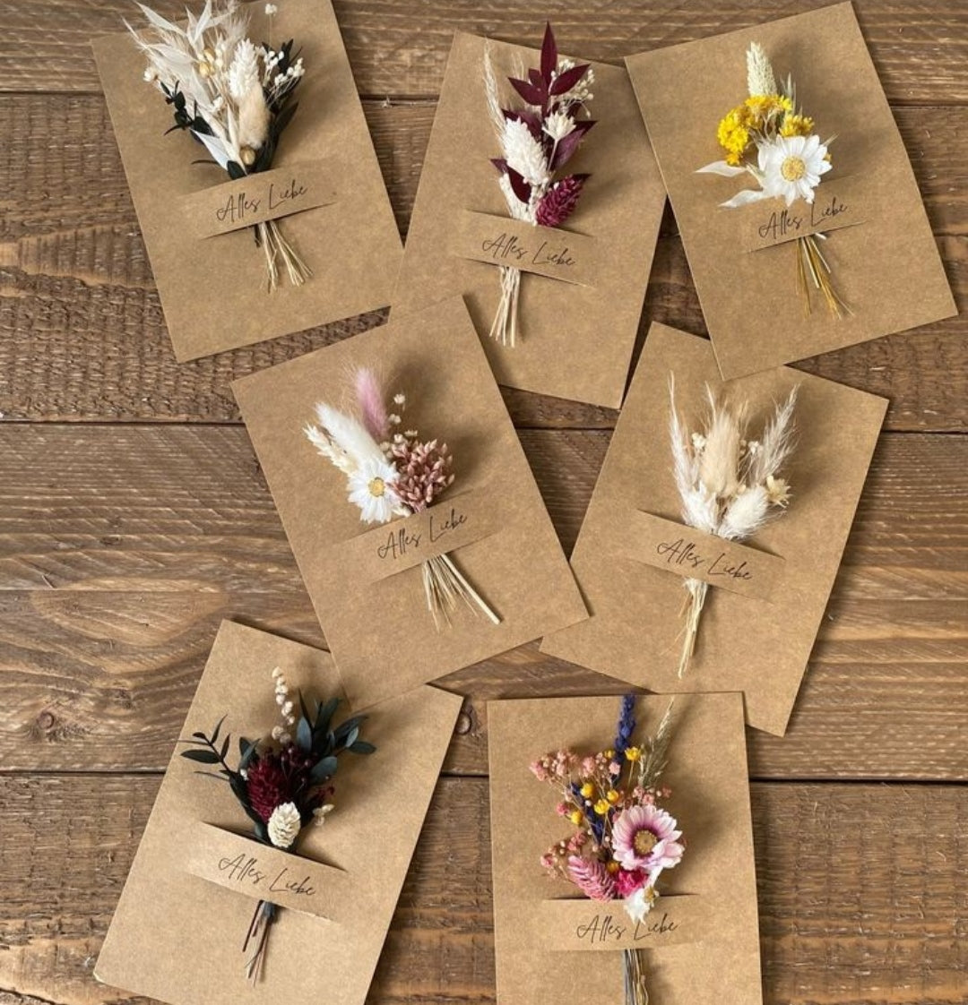 Mini Ramo de Flor Preservada
