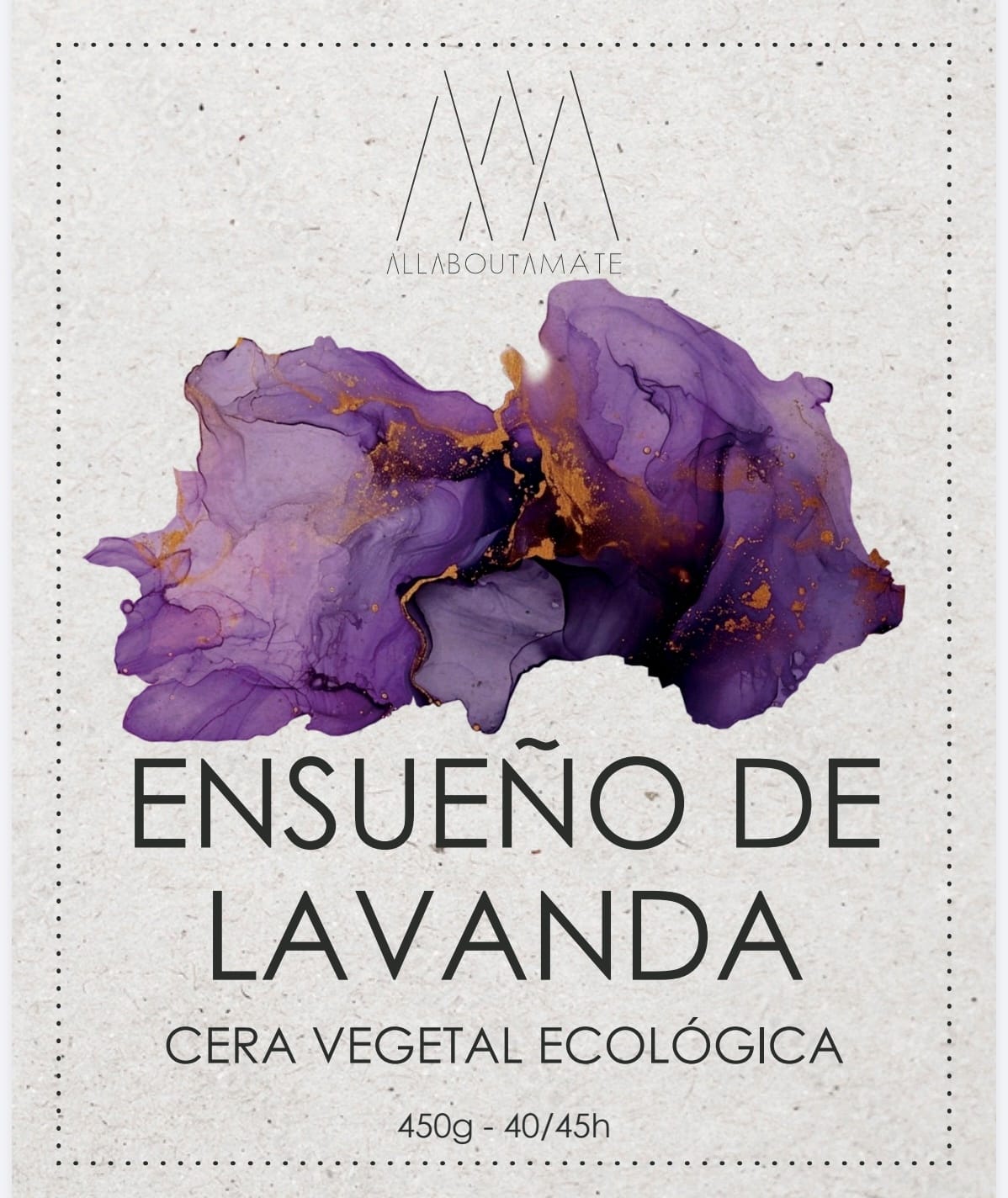 Vela de Tarro - Ensueño de Lavanda