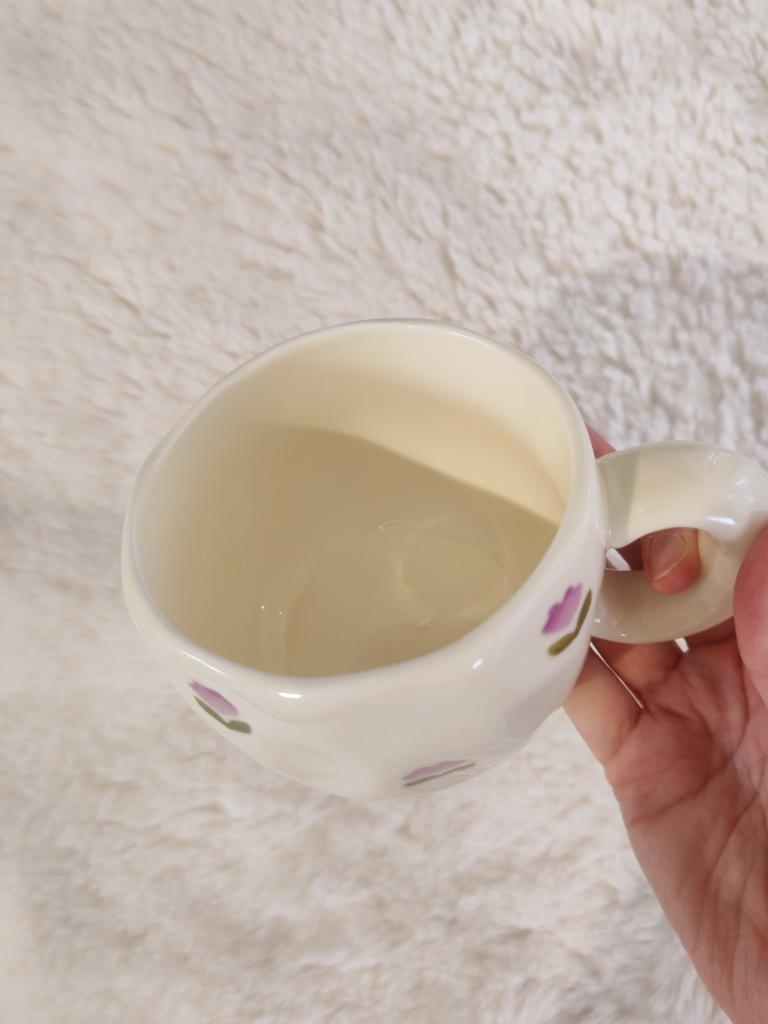 Taza Tulipanes Morados