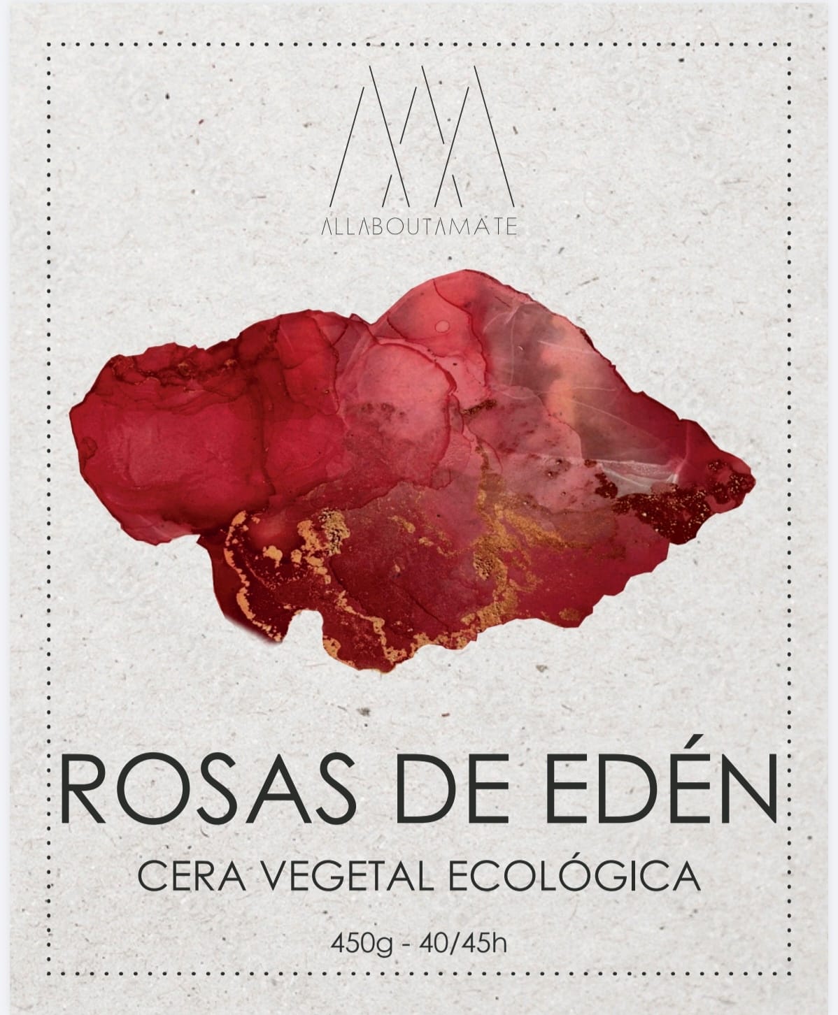 Vela de Tarro - Rosa de Edén