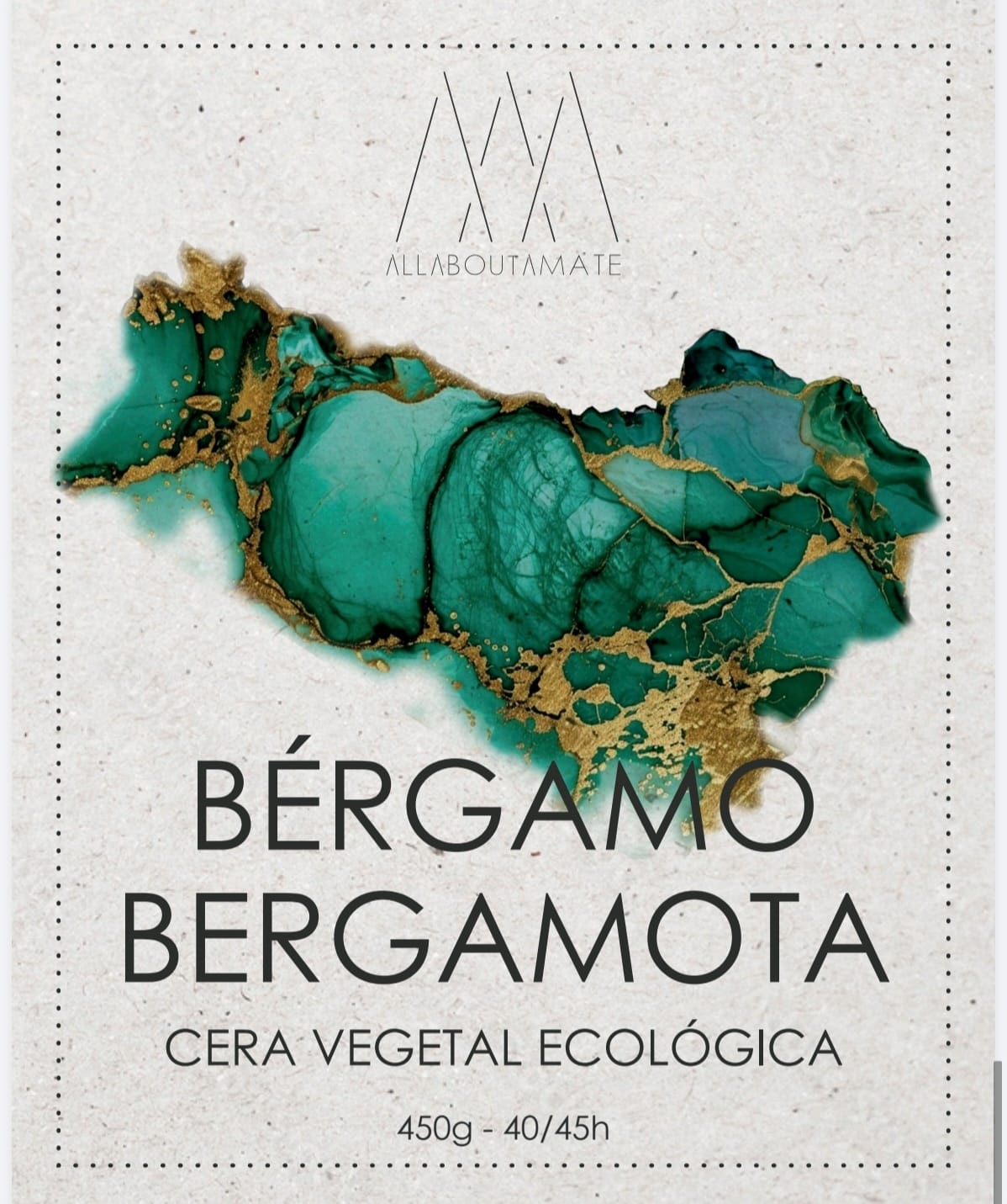 Vela de Tarro - Bérgamo Bergamota